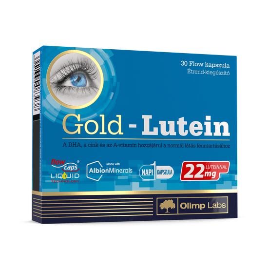 Gold Lutein - innovatív formula a szemek védelmében