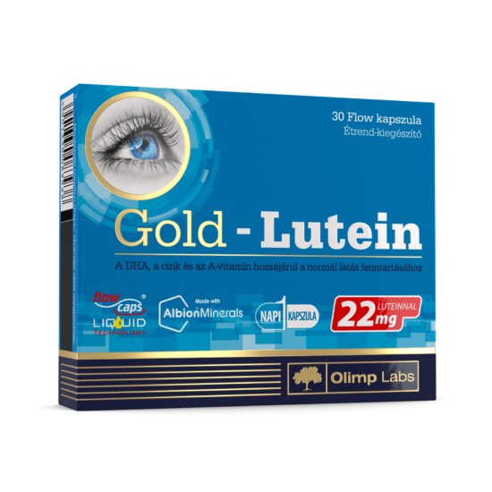 Gold Lutein - innovatív formula a szemek védelmében