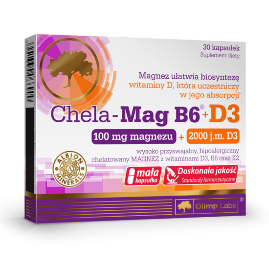Chela-Mag B6 + D3 - Magnézium D3 vitaminnal a maximális felszívódásért