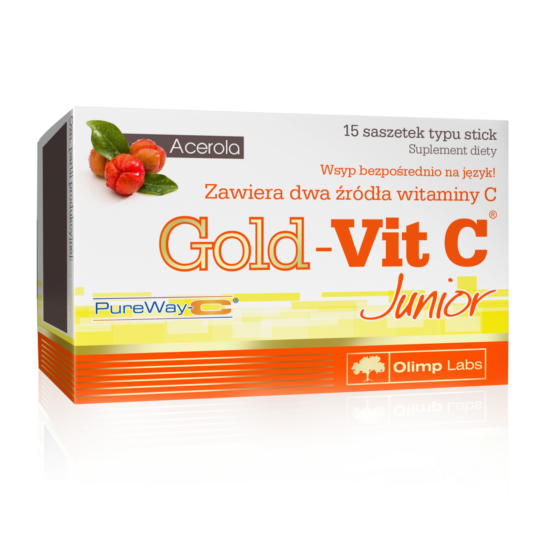 Gold-Vit® C Junior 15 - 110 mg PureWay-C® - Új generációs kiváló felszívódású C-vitamin gyerekeknek