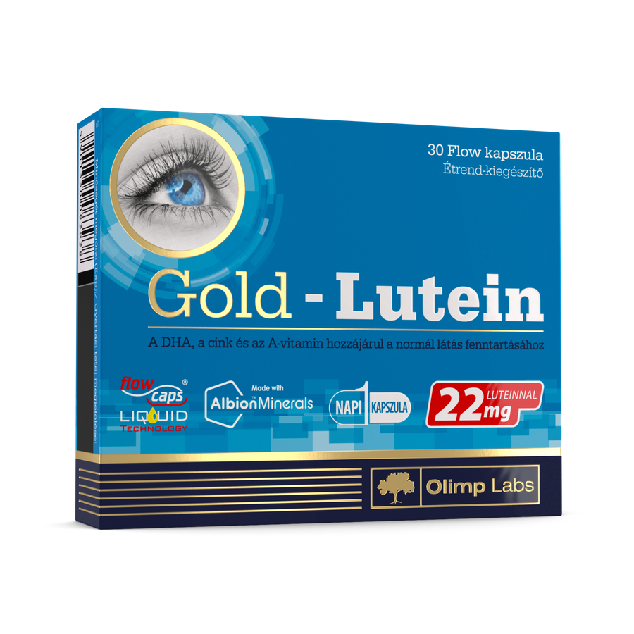 Gold Lutein - innovatív formula a szemek védelmében