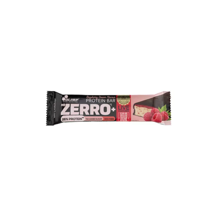 Olimp Mr Zerro Protein Bar+ 50g málna ízű