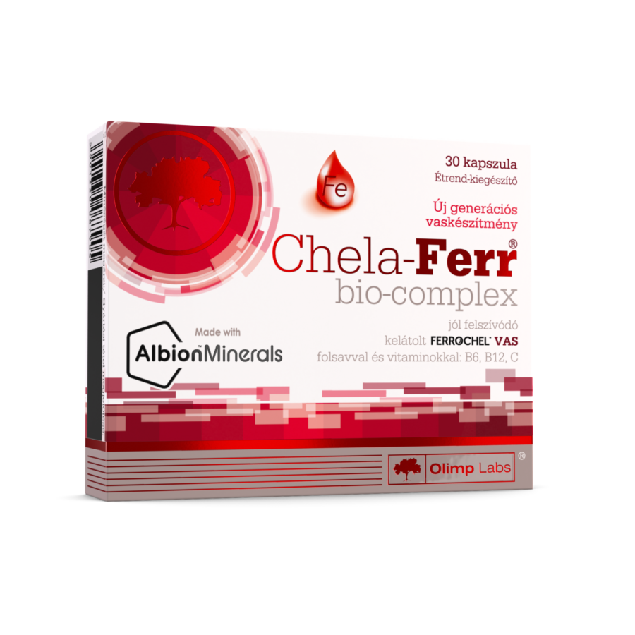 Chela-Ferr® bio-complex- szerves vas vitaminokkal 30 kapszula