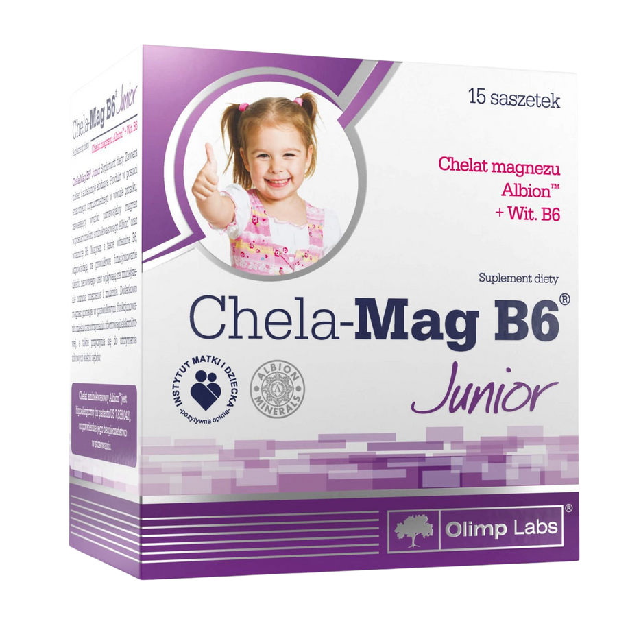 Chela-Mag B6® Junior - Új generációs magnézium gyerekeknek - Olimp Labs ...